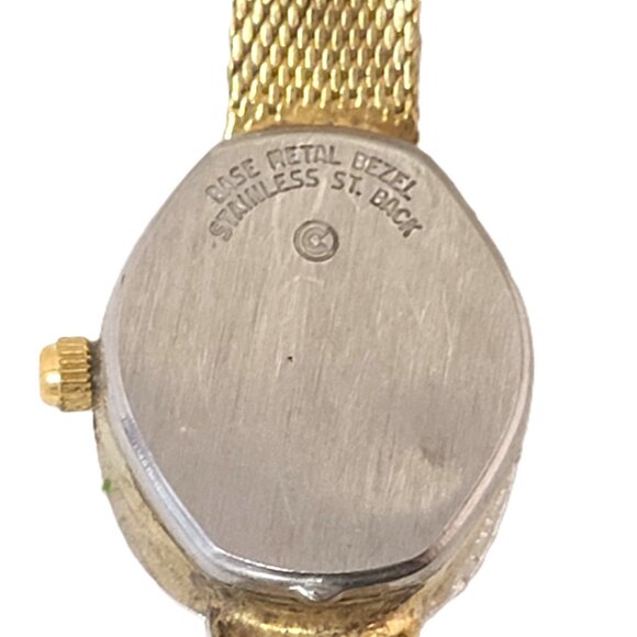 Vintage Gruen GR4748 Gold Ladies Quartz Diamond Wrist Watch Women's Jewelry - Picture 11 of 15